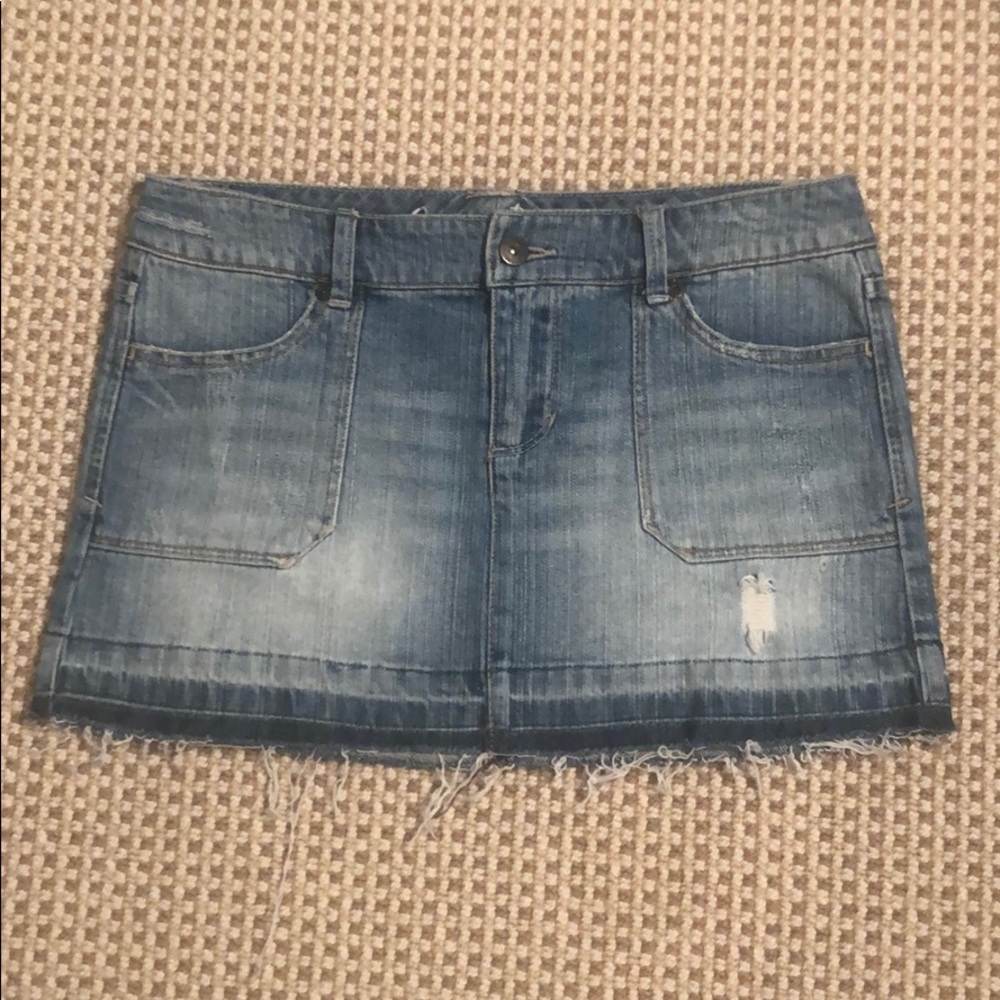 Ocean Drive Denim Mini Skirt - Picture 1 of 6